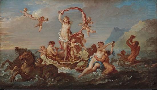 Charles-Joseph Natoire Le Triomphe d'Amphitrite. china oil painting image